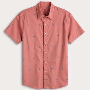 NWT Sonoma Men's Short Sleeve Lobster print Shirt
